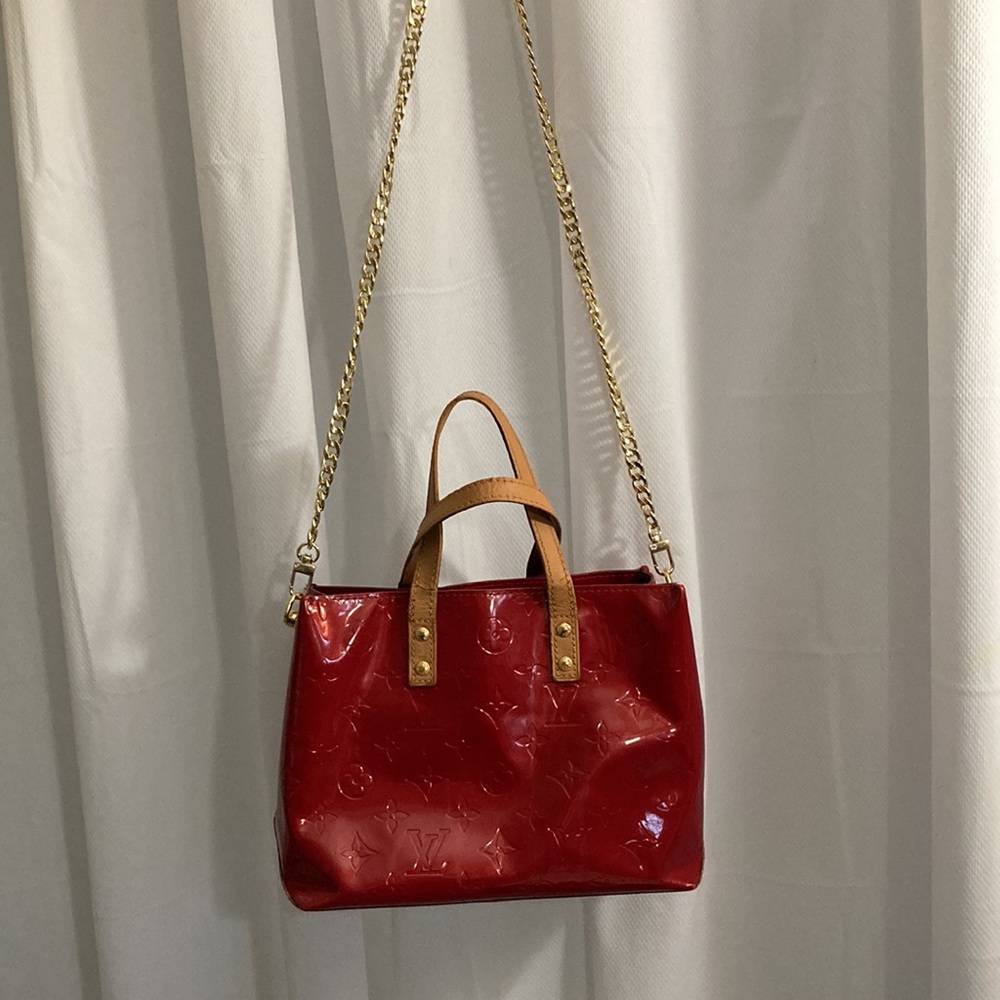 Authentic Louis Vuitton monogram Vernis PM Reade small tote. Cute! - Picture 13 of 16